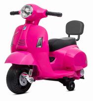 Vienvietis vaikiškas elektrinis motoroleris Vespa 35W Sun Baby, rožinis