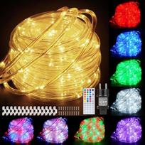 10m Led Šviesos Vamzdis Lauke, 100 Led, 30 Spalvų, Nuotolinio Valdymo Pultelis