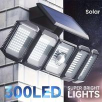 5 Galvutės Saulės 300 LED Lauko Šviestuvas Su Judesio Davikliu