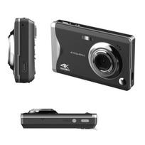 Skaitmeninis fotoaparatas 4K HD 3,0 colių IPS ekranas automatinio fokusavimo HD skaitmeninis fotoaparatas (juodas)