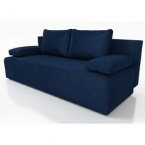 Sofa-lova Zoya, mėlyna pliušas
