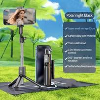 Telefono laikiklis Kompaktiškas Rankinis Stabilizatorius su Trikoju, 360° Sukimas , Juoda