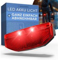 Büchel Dviračio galinis Led žibintas, Usb-c įkrovimas, be įrankių