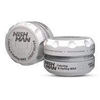 Plaukų formavimo vaškas Nishman Coloring & Styling Wax Light Silver vyrams, 100 ml, 100 ml