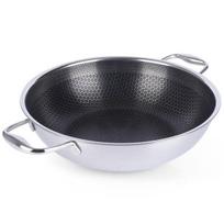 Orion keptuvė, 28 cm, Wok keptuvė plieninė neprideganti COOKCELL 28 cm