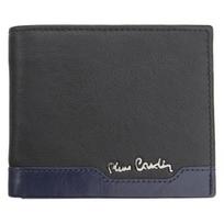 Piniginė vyrams Pierre Cardin TILAK37 8824 RFID, Juoda + mėlyna