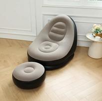 Moderni pripučiama Laisvalaikio Sofa su kojų Pagalvėle komplektas