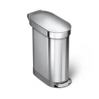 Simple Human šiukšlių dėžė „Slim FPP“ matinio plieno su pedalu, 45 l