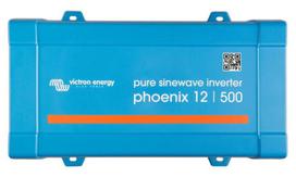 Victron Energy Inverter Phoenix 12V-230V 500VA VE.Direct (įtampos keitiklis), Juoda