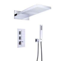 Potinkinė dušo sistema su termostatu Silla S-1159, Chrome