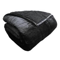 Polar Night Sunki Antklodė 135x200cm sherpa black, 5kg