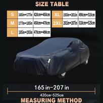Universalios automobilių uždangalas Oksfordas, Juoda