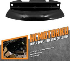Hcmotorku motociklų apatiniai trigubo medžio vėjo deflektoriai motociklų apdailos oro deflektoriai priekinės šakės dangtelis, tinkantis harley touring road glide road king street glide 2014–2023