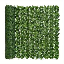 Dirbtinė gebenės gyvatvorė privatumui, žalios spalvos, 300 cm / 9,84 pėdų * 50 cm / 1,64 pėdų