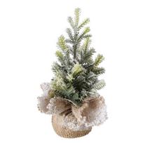Dirbtinė Kalėdų eglutė džiuto vazone TANNE, 22 cm