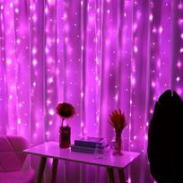 LED užuolaidų šviesos dekorui,  Rožinis