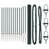 vidaXL Suvirintas vielinis tvoras su smailiais galais Plienas ir PVC