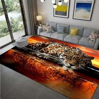 3D leopardinio rašto kilimas, 150*200