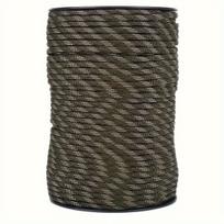 Stovyklavimo virvė palapinėms 4mm,  Armijos žalia kamufliažas