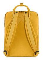 Fjällräven Tamsiai geltona kuprinė moterims ir vyrams - Kånken Laptop 15" Ochra 234129