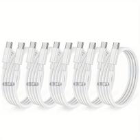 USB C greitasis įkrovimo laidas, 5vnt Ctoc