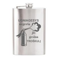 Metalinė gertuvė Ugniagesys negeria, metalas, 1vnt.