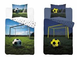 Patalynės komplektas świecąca w ciemności Football, 140x200 cm
