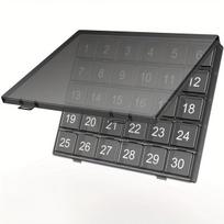 Mėnesinė tablečių dėžutė , juoda