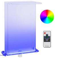 Baseino fontanas su įvairių spalvų LED, 51 cm