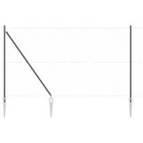 Tvoros stulpai su kuolu 13 vnt Ø32 mm 170 cm Cinkuotas plienas