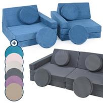 Modulinė vaikiška sofa, vaikiška sulankstoma sofa, sofa lova, sofa žaidimų rinkinys
