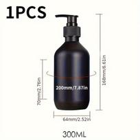 300ml/500ml daugkartinės šampūno dozatoriaus butelių rinkinys , 300 ml