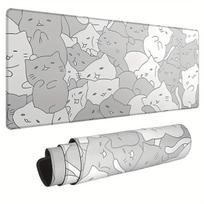 pilka katės pelės kilimėlis, 31,5 x 11,8 colio (800 x 300 x 2 mm)