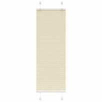 Plisuotas blind cream 50x100 cm audinio plotis 49,4 cm
