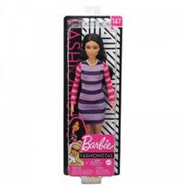 Lėlė Barbė Fashionistas 147 Original Dress With Stripes