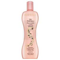 Nenuplaunama plaukų priežiūros priemonė plaukų apsaugai ir blizgesiui BioSilk Silk Therapy Irresistible Original, 355 ml