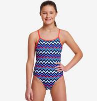 Funkita maudymosi kostiumėlis mergaitėms Nautical Mile FS11G71415, įvairių spalvų, 164 cm