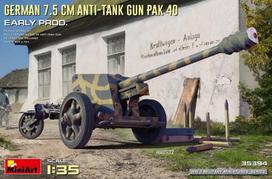 Miniart - German 7,5 cm Anti-Tank Gun PaK. 40 early prod., 1/35, 35394