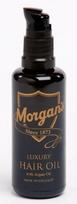Plaukų aliejus Morgan's prabangus vyrų plaukų aliejus 50 ml – argano aliejus, sausų plaukų priežiūra, pasišiaušusių plaukų kontrolė