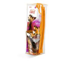 Kelioninis rinkinys vaikams Mr. White Spirit: dantų pasta, 75 ml + dantų šepetėlis, 1 vnt. + stiklinė, 1 vnt. + kosmetinė, 1 vnt.