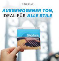 D'addario Fosforo Bronzos Akustinės Gitaros Stygos