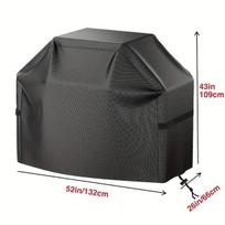 1 vnt vandeniui atsparus kepsninės uždangalas BBQ grillai , 52L x 26W X 43H