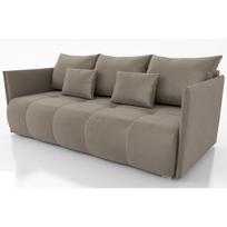 Sofa-lova Nesta, smėlio, pliušas