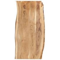 vidaXL Stalviršis, 120x(50-60)x2,5cm, akacijos medienos masyvas