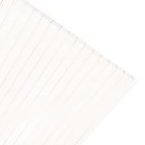 Kanalinis polikarbonatas 10mm Opal, baltas, 1,05 x 3 m