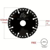 Deimantinis pjovimo diskas metalui, 125 mm - 5 coliai