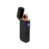 USB įkraunamas žiebtuvėlis, juodas