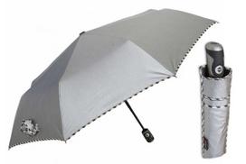Moteriškas automatinis skėtis Parasol, sidabrinės spalvos metalo spalvos