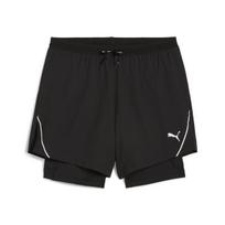 Bėgimo šortai vyrams PUMA M RUN ULTRAWEAVE 2IN1 5  SHORT - 52663501, juodi