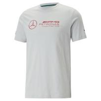 Laisvalaikio marškinėliai vyrams PUMA MAPF1 Logo Tee Mercedes Team Silver - 53848202, pilki, S